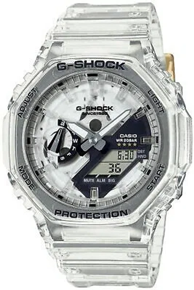 Pre-owned Casio G-shock Watch 40th Anniversary Clear Remix Ga-2140rx-7ajr Men's Japan