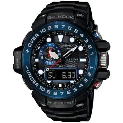 Pre-owned Casio G-shock Watch Gulfmaster Gwn-1000b-1bjf Japan Model Gwn-1000b-1b