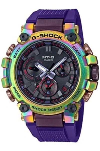 Pre-owned Casio G-shock Watch Mt-g Bluetooth Mtg-b3000prb-1ajr Men's Purple Skeleton