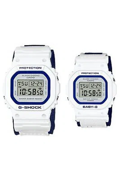 Pre-owned Casio G-shock Watch Presents Lover's Collection 2023 Pair Watch White In G Presents Lover's Collection 2023