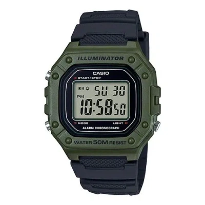 Casio G Shock Waterproof Mens Black/green Digital