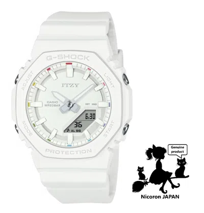 Pre-owned Casio G-shock Woman's Watch Gma-p2100it-7ajr White Itzy Collaboration