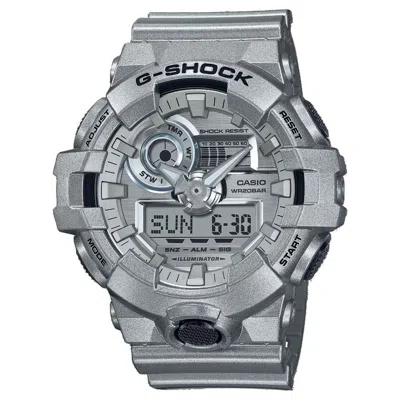Casio G-shock World Time Quartz Analog-digital Grey Dial Men's Watch Ga-700ff-8a In Gray