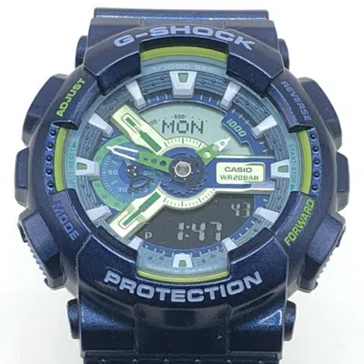 Pre-owned Casio G-shock Wristwatch () In Blue