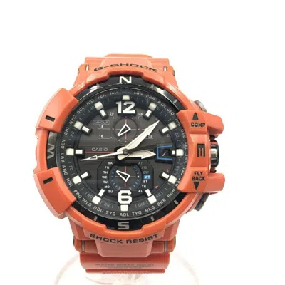 Pre-owned Casio G-shock Wristwatch () In Orange