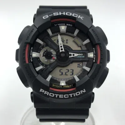 Pre-owned Casio G-shock Wristwatch () In Black