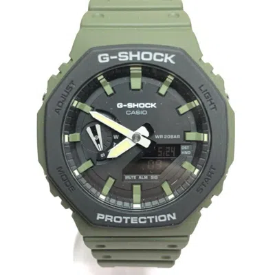 Pre-owned Casio G-shock Wristwatch () In Green