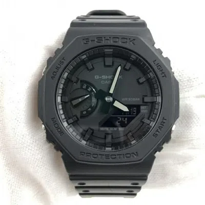 Pre-owned Casio G-shock Wristwatch () In Black