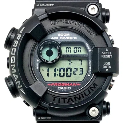 Pre-owned Casio G-shock Wristwatch () In Black