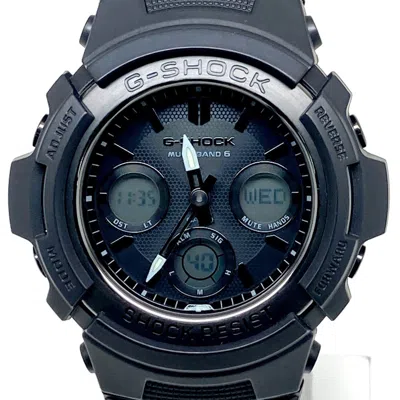 Pre-owned Casio G-shock Wristwatch () In Black