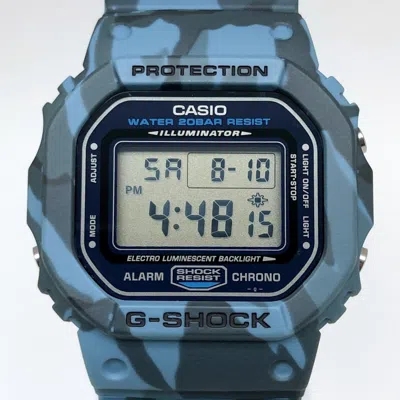Pre-owned Casio G-shock Wristwatch () In Blue