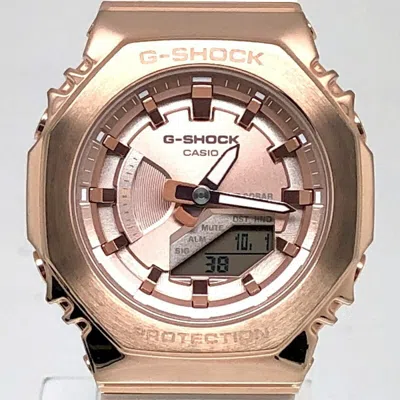 Pre-owned Casio G-shock Wristwatch () In Gold