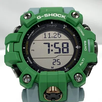 Pre-owned Casio G-shock Wristwatch () In Green