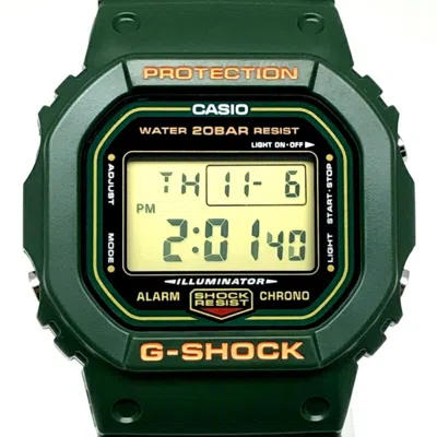 Pre-owned Casio G-shock Wristwatch () In Green