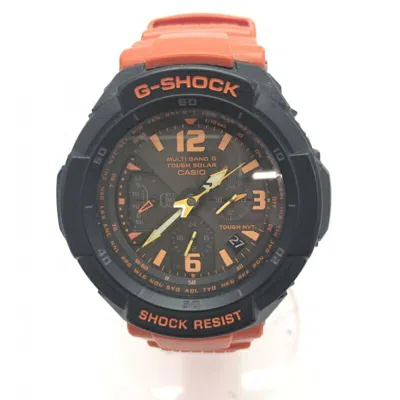 Pre-owned Casio G-shock Wristwatch () In Orange