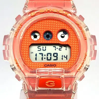 Pre-owned Casio G-shock Wristwatch () In Orange