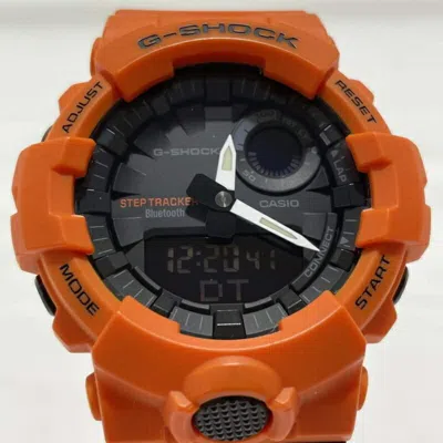 Pre-owned Casio G-shock Wristwatch () In Orange