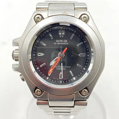 Pre-owned Casio G-shock Wristwatch () In Silver