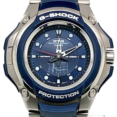 Pre-owned Casio G-shock Wristwatch () In Silver
