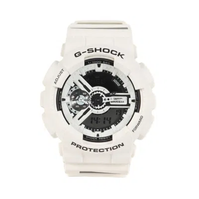 Pre-owned Casio G-shock Wristwatch () In White