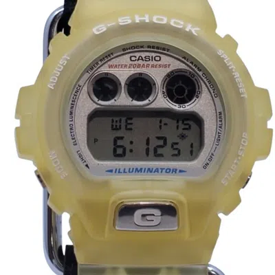 Pre-owned Casio G-shock Wristwatch () In White