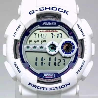 Pre-owned Casio G-shock Wristwatch () In White