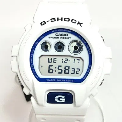 Pre-owned Casio G-shock Wristwatch () In White
