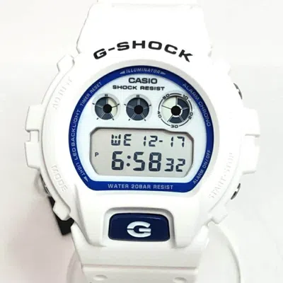 Pre-owned Casio G-shock Wristwatch () In White
