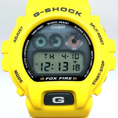 Pre-owned Casio G-shock Wristwatch () In Yellow