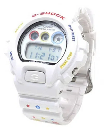 Pre-owned Casio G-shock X Medicom Toy Bearbrick Men's Watch Dw-6900mt-7 Dw6900mt7 In Misty Rose
