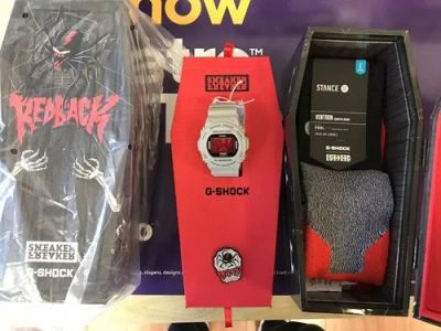 Pre-owned Casio G-shock X Sneaker Freaker Redback Dw-5700sf-1 Coffin Edition