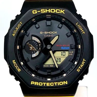 Pre-owned Casio G-shock Yellow Wristwatch () In Multi