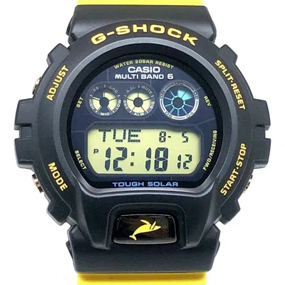 Pre-owned Casio G-shock Yellow Wristwatch () In Multi