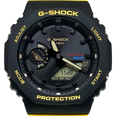 Pre-owned Casio G-shock Yellow Wristwatch () In Multi