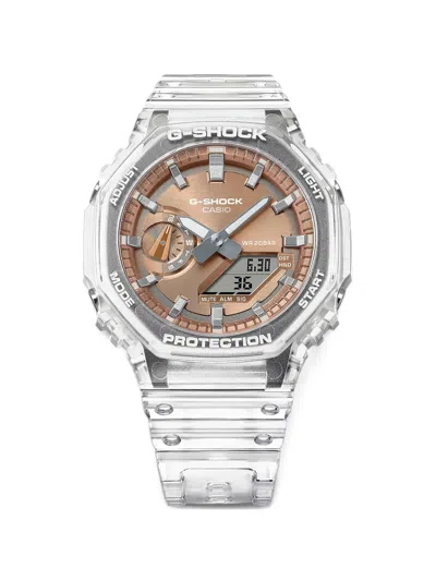 Casio Ga-2100 G-shock 48.5mm Watch In Metallic