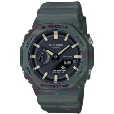 Pre-owned Casio Gae-2100we-3ajr [g-shock Wilderness Adventurer Image Model Rubber Band]