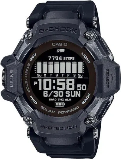 Pre-owned Casio Gbd-h2000-1bjr G-shock G-squad Sport Bluetooth Gps Digital Men Watch