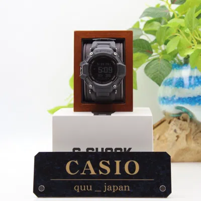 Pre-owned Casio Gbd-h2000-1bjr Watch G-shock G-squad Gps Bluetooth Men's Black