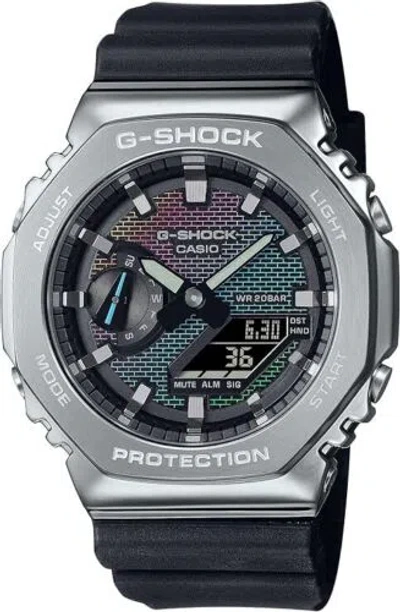 Pre-owned Casio Gm-2100rw-1ajf G-shock Brick Pattern Design Japan Import 2024