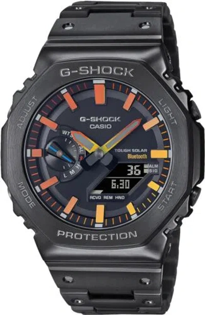 Pre-owned Casio Gm-b2100bpc-1ajf G-shock Full Metal Solar Men's Black Japan Import