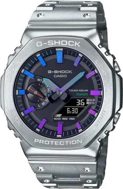 Pre-owned Casio Gm-b2100pc-1ajf G-shock Bluetooth Equipped Men's Silver Japan Import