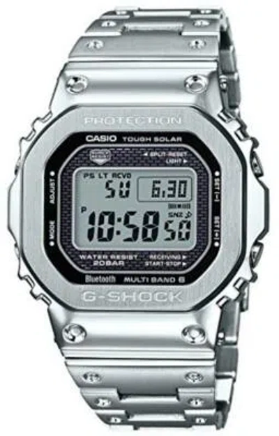 Pre-owned Casio Gmw-b5000d-1jf G-shock Bluetooth Watch Men's Silver Jp Model