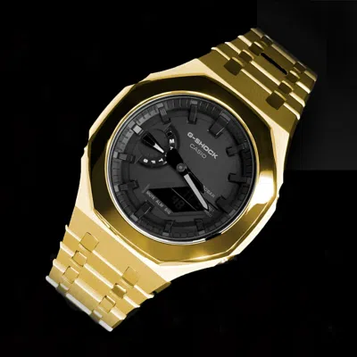Pre-owned Casio Gold Custom  G-shock Ga2100 Mod Watch Ak Medium Casual