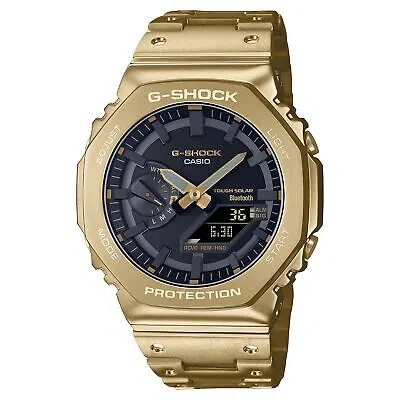 Pre-owned Casio Gold Mens Analogue-digital Watch G-shock Gm-b2100gd-9aer