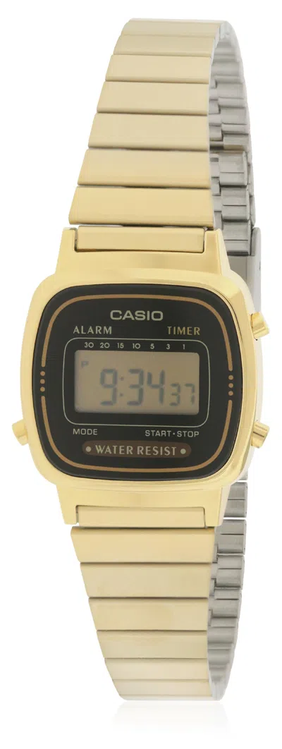 Casio Gold-tone Digital Ladies Watch