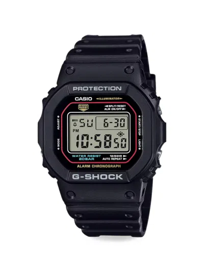 Casio G-shock 5600 Digital 48mm Watch In Black