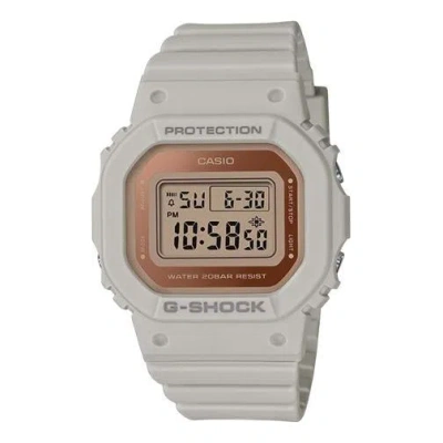 Casio G-shock Digital 'white Gold' In Brown