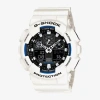 Casio G-shock Mens White Strap Watch Ga100b-7a In White