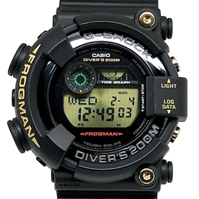 Pre-owned Casio G-shock Stainless Steel Wristwatch () In Black