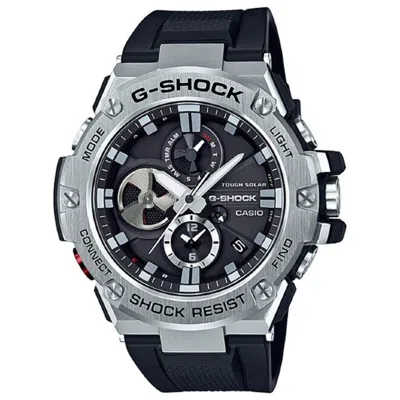 Pre-owned Casio Gst-b100-1a  G-shock G-steel Bluetooth 200m Water Resistant Solar Power